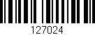 Código de barras (EAN, GTIN, SKU, ISBN): '127024'