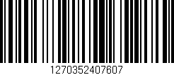 Código de barras (EAN, GTIN, SKU, ISBN): '1270352407607'