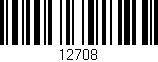 Código de barras (EAN, GTIN, SKU, ISBN): '12708'