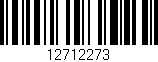 Código de barras (EAN, GTIN, SKU, ISBN): '12712273'