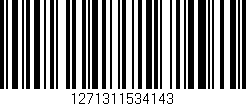 Código de barras (EAN, GTIN, SKU, ISBN): '1271311534143'