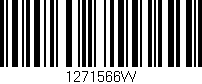 Código de barras (EAN, GTIN, SKU, ISBN): '1271566W'