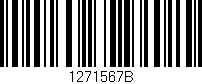 Código de barras (EAN, GTIN, SKU, ISBN): '1271567B'