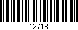 Código de barras (EAN, GTIN, SKU, ISBN): '12718'