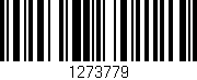 Código de barras (EAN, GTIN, SKU, ISBN): '1273779'