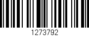 Código de barras (EAN, GTIN, SKU, ISBN): '1273792'