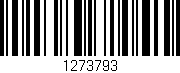 Código de barras (EAN, GTIN, SKU, ISBN): '1273793'
