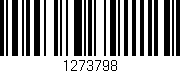 Código de barras (EAN, GTIN, SKU, ISBN): '1273798'