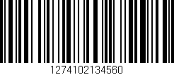Código de barras (EAN, GTIN, SKU, ISBN): '1274102134560'