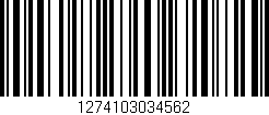 Código de barras (EAN, GTIN, SKU, ISBN): '1274103034562'