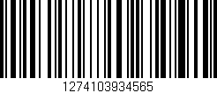 Código de barras (EAN, GTIN, SKU, ISBN): '1274103934565'