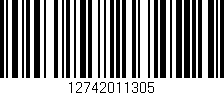 Código de barras (EAN, GTIN, SKU, ISBN): '12742011305'