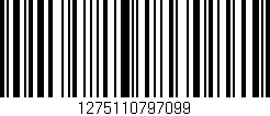 Código de barras (EAN, GTIN, SKU, ISBN): '1275110797099'