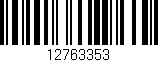 Código de barras (EAN, GTIN, SKU, ISBN): '12763353'