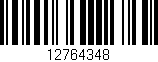 Código de barras (EAN, GTIN, SKU, ISBN): '12764348'