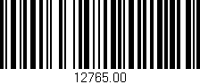 Código de barras (EAN, GTIN, SKU, ISBN): '12765.00'