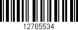 Código de barras (EAN, GTIN, SKU, ISBN): '12765534'