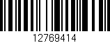 Código de barras (EAN, GTIN, SKU, ISBN): '12769414'