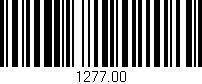 Código de barras (EAN, GTIN, SKU, ISBN): '1277.00'