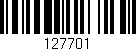 Código de barras (EAN, GTIN, SKU, ISBN): '127701'