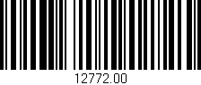 Código de barras (EAN, GTIN, SKU, ISBN): '12772.00'