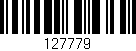 Código de barras (EAN, GTIN, SKU, ISBN): '127779'