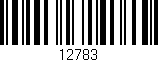 Código de barras (EAN, GTIN, SKU, ISBN): '12783'