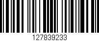 Código de barras (EAN, GTIN, SKU, ISBN): '127839233'