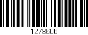 Código de barras (EAN, GTIN, SKU, ISBN): '1278606'