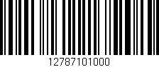 Código de barras (EAN, GTIN, SKU, ISBN): '12787101000'