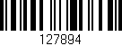 Código de barras (EAN, GTIN, SKU, ISBN): '127894'