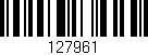 Código de barras (EAN, GTIN, SKU, ISBN): '127961'