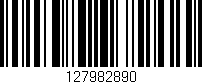 Código de barras (EAN, GTIN, SKU, ISBN): '127982890'