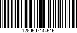 Código de barras (EAN, GTIN, SKU, ISBN): '1280507144516'