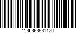 Código de barras (EAN, GTIN, SKU, ISBN): '1280668581120'