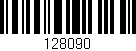 Código de barras (EAN, GTIN, SKU, ISBN): '128090'