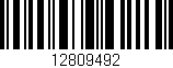 Código de barras (EAN, GTIN, SKU, ISBN): '12809492'