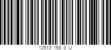 Código de barras (EAN, GTIN, SKU, ISBN): '12813_158_0_U'