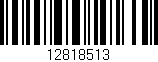 Código de barras (EAN, GTIN, SKU, ISBN): '12818513'