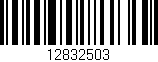 Código de barras (EAN, GTIN, SKU, ISBN): '12832503'
