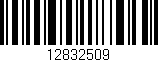 Código de barras (EAN, GTIN, SKU, ISBN): '12832509'