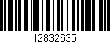 Código de barras (EAN, GTIN, SKU, ISBN): '12832635'