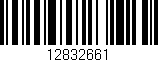 Código de barras (EAN, GTIN, SKU, ISBN): '12832661'