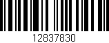 Código de barras (EAN, GTIN, SKU, ISBN): '12837830'
