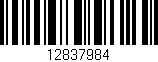 Código de barras (EAN, GTIN, SKU, ISBN): '12837984'