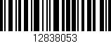 Código de barras (EAN, GTIN, SKU, ISBN): '12838053'