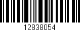 Código de barras (EAN, GTIN, SKU, ISBN): '12838054'