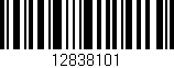 Código de barras (EAN, GTIN, SKU, ISBN): '12838101'
