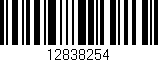Código de barras (EAN, GTIN, SKU, ISBN): '12838254'