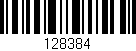 Código de barras (EAN, GTIN, SKU, ISBN): '128384'